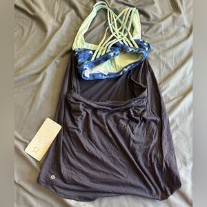 Lululemon Wild tank top bra shirt combo size 8 new with tags! Womens